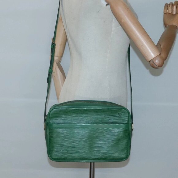 LOUIS VUITTON Epi Trocadero 27 Shoulder Bag Green - Picture 1 of 16